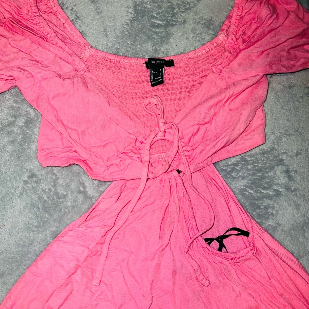 Pink Mini Dress